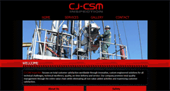 Desktop Screenshot of cjcsm-inspection.com