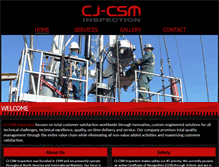 Tablet Screenshot of cjcsm-inspection.com